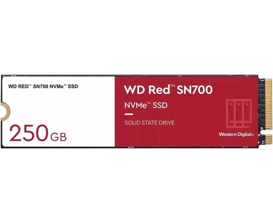 SSD диск WD Red SN700 250GB WDS250G1R0C M.2, PCI Express 3.0 x4, фото 