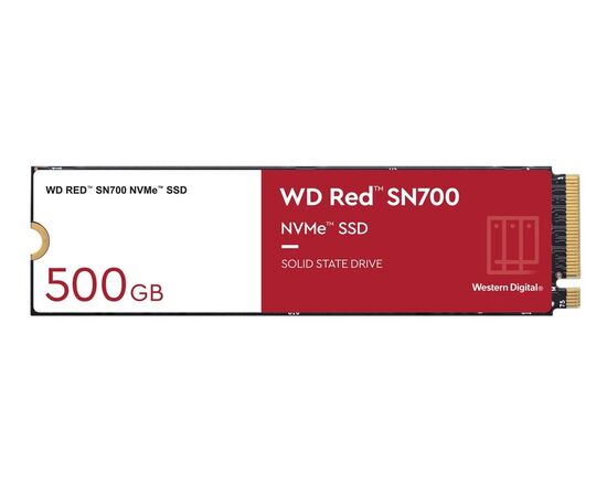 SSD диск WD Red SN700 500GB WDS500G1R0C M.2 2280, PCI Express 3.0 x4, фото 