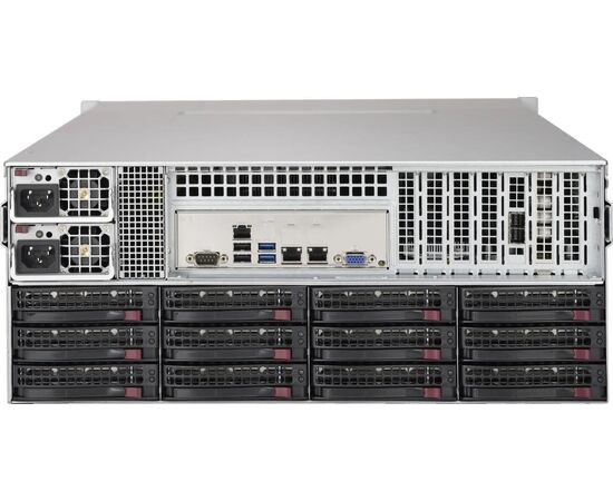 Сервер хранения данных Supermicro R300 2xIntel Xeon Gold 6226R, 256GB DDR4-3200, 36x3.5" HDDs, LSI 9361-8i, 2x480GB SATA SSD, 20x18TB SATA HDD, 2x1GbE, 2x1200W PS, Rack 2U, IX-R300-6226R-MS2, фото , изображение 3