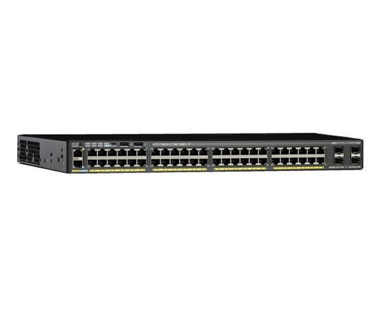 Коммутатор Cisco WS-C2960RX-48LPS-L 24-PoE Управляемый 52-ports, WS-C2960RX-48LPS-L, фото 
