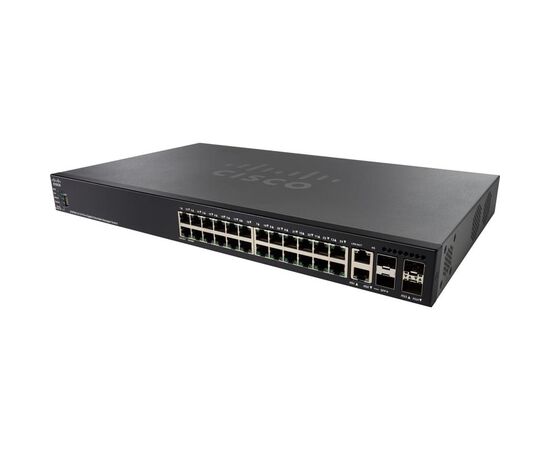 Коммутатор Cisco SG550X-24MP 24-PoE Управляемый 28-ports, SG550X-24MP-K9-EU, фото 