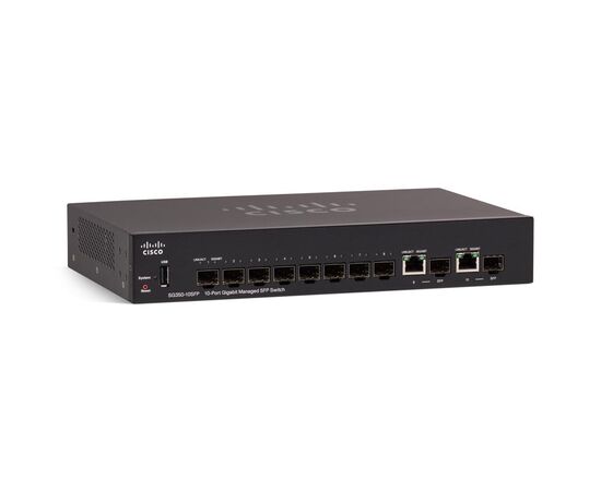 Коммутатор Cisco SG350-10SFP Управляемый 10-ports, SG350-10SFP-K9-EU, фото 