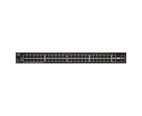 Коммутатор Cisco SG350X-48P 48-PoE Управляемый 52-ports, SG350X-48P-K9-EU, фото 