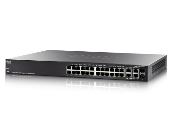 Коммутатор Cisco SG300-28MP 24-PoE Управляемый 28-ports, SG300-28MP-K9-EU, фото 