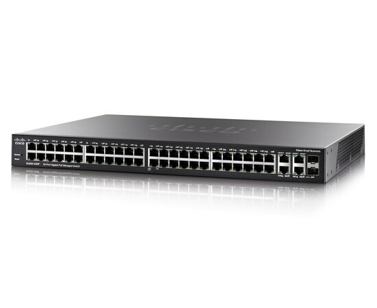 Коммутатор Cisco SG300-52MP 48-PoE Управляемый 52-ports, SG300-52MP-K9-EU, фото 