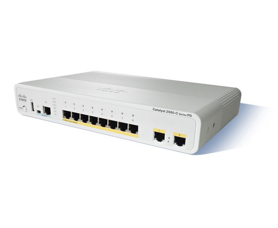 Коммутатор Cisco WS-C2960CPD-8PT-L 8-PoE Управляемый 10-ports, WS-C2960CPD-8PT-L, фото 