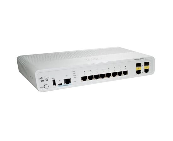 Коммутатор Cisco WS-C2960C-8TC-L Управляемый 10-ports, WS-C2960C-8TC-L, фото 