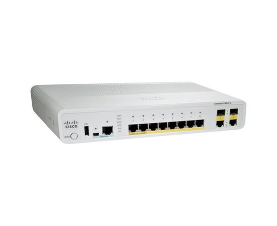 Коммутатор Cisco WS-C2960C-8TC-S Управляемый 10-ports, WS-C2960C-8TC-S, фото 