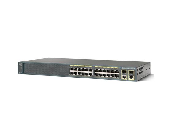 Коммутатор Cisco WS-C2960+24LC-S 8-PoE Управляемый 26-ports, WS-C2960+24LC-S, фото 