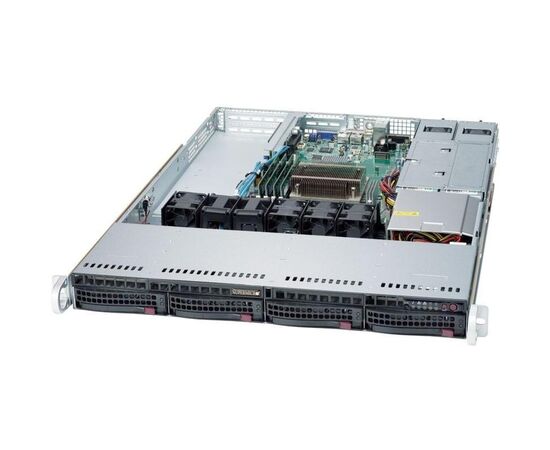Серверная платформа Supermicro SuperServer 5019S-WR 4x3.5" 1U, SYS-5019S-WR, фото 