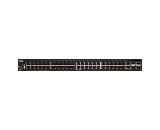 Коммутатор Cisco SG350X-48MP 48-PoE Управляемый 52-ports, SG350X-48MP-K9-EU, фото 