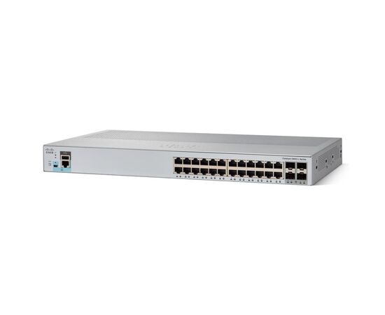 Коммутатор Cisco C2960L-24TQ-LL Управляемый 28-ports, WS-C2960L-24TQ-LL, фото 