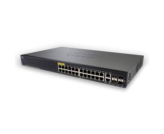 Коммутатор Cisco SG350X-24MP 24-PoE Управляемый 28-ports, SG350X-24MP-K9-EU, фото 