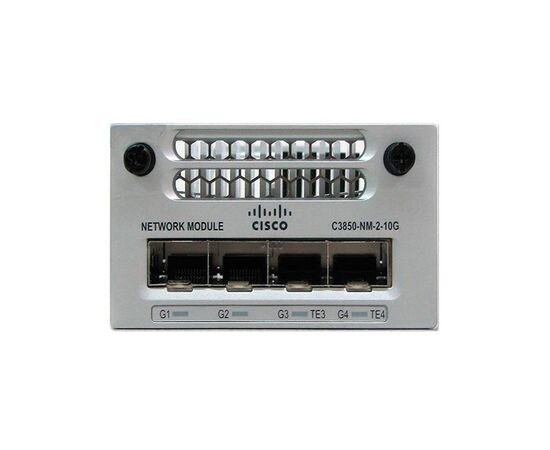 Сетевой модуль Cisco для Catalyst 3850 2x1G-SFP 2x10G-SFP+, C3850-NM-2-10G=, фото 