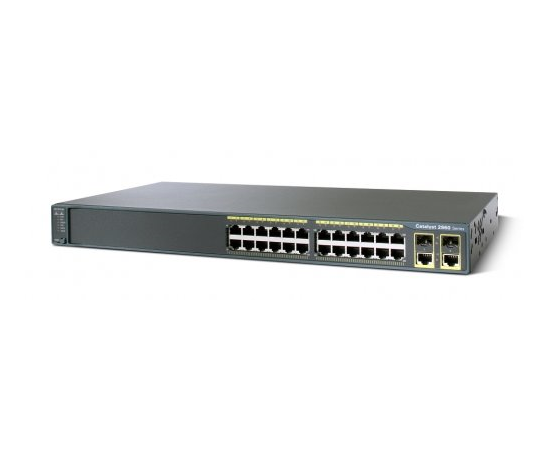 Коммутатор Cisco WS-C2960R+24TC-S Управляемый 26-ports, WS-C2960R+24TC-S, фото 