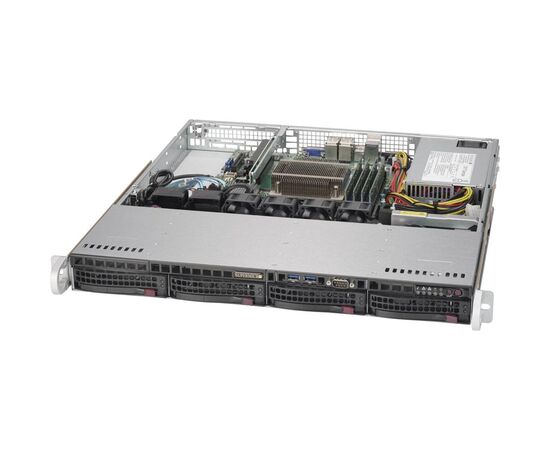 Серверная платформа Supermicro SuperServer 5019S-M2 4x3.5" 1U, SYS-5019S-M2, фото 