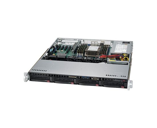 Серверная платформа Supermicro SuperServer 5019P-MT 4x3.5" 1U, SYS-5019P-MT, фото 