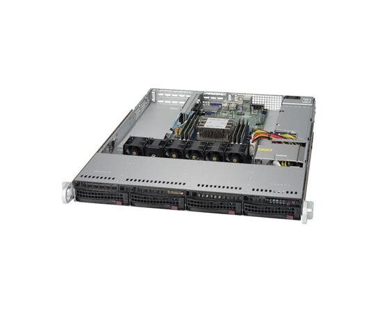 Серверная платформа Supermicro SuperServer 5019P-WT 4x3.5" 1U, SYS-5019P-WT, фото 