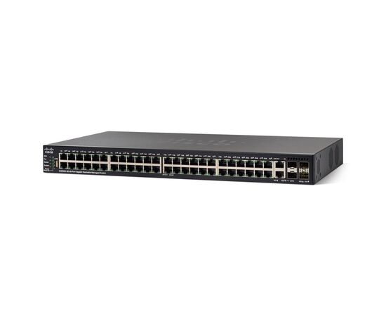 Коммутатор Cisco SG550X-48P 48-PoE Управляемый 52-ports, SG550X-48P-K9-EU, фото 