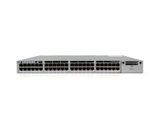 Коммутатор Cisco C3850-48P-S 48-PoE Управляемый 48-ports, WS-C3850-48P-S, фото 