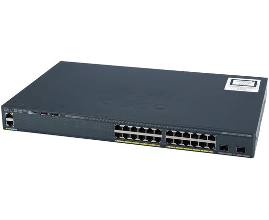 Коммутатор Cisco WS-C2960X-24TD-L Управляемый 26-ports, WS-C2960X-24TD-L, фото , изображение 2