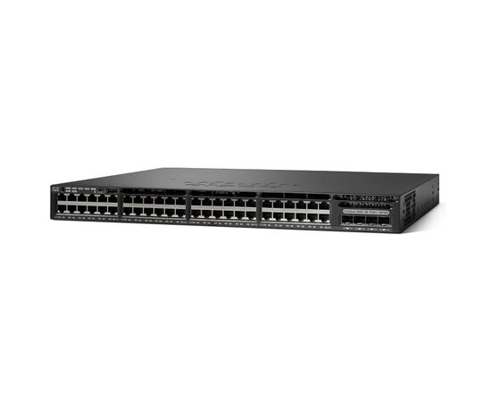Коммутатор Cisco C3650-48PQ-S 48-PoE Управляемый 52-ports, WS-C3650-48PQ-S, фото 