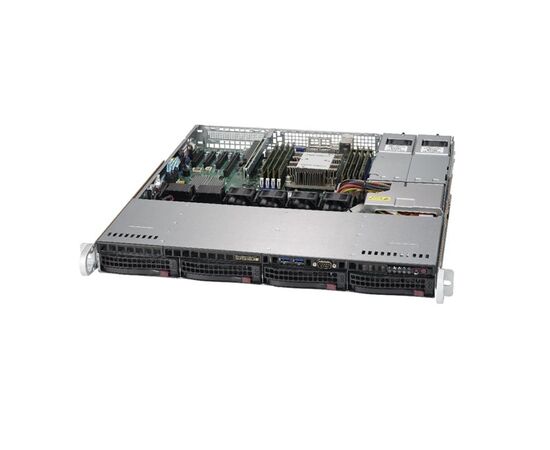 Серверная платформа Supermicro SuperServer 5019P-MTR 4x3.5" 1U, SYS-5019P-MTR, фото 