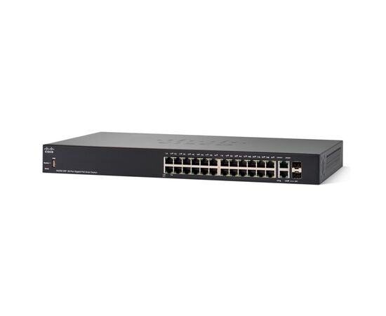 Коммутатор Cisco SG250-26P 24-PoE Smart 26-ports, SG250-26P-K9-EU, фото 