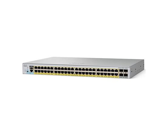 Коммутатор Cisco C2960L-48PS-LL 48-PoE Управляемый 52-ports, WS-C2960L-48PS-LL, фото 