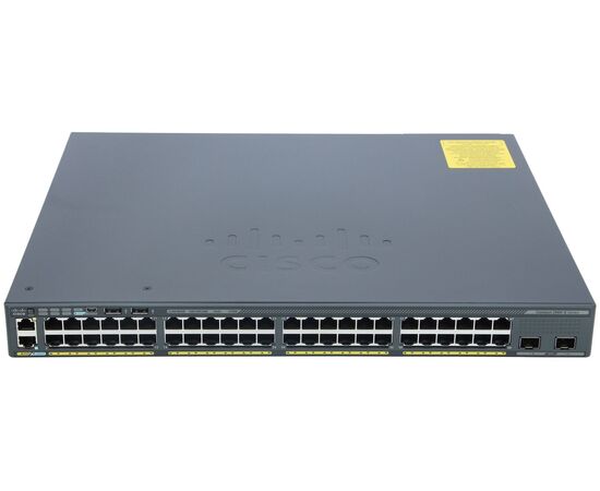 Коммутатор Cisco WS-C2960X-48FPD-L, фото 