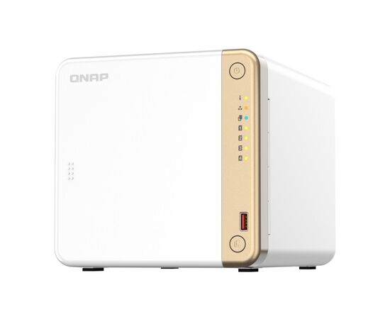 Сетевой накопитель QNAP TS-462-4G 4x3.5"/2.5"/M.2 SATA 3.0/PCIe Gen3 x1, RAID 1/5/6/10/JBOD, hot swap, LAN 2x2.5 Гбит/с, 2xUSB-A 2.0, 2xUSB-A 3.2 Gen1, фото 