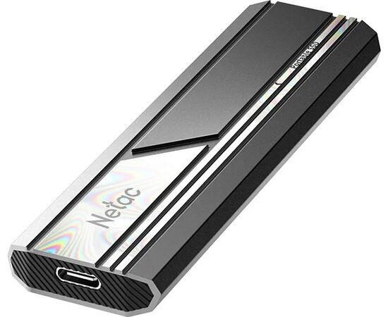 Внешний накопитель Netac NT01ZX10-500G-32BK SSD, USB 3.2 Gen2 (10 Гбит/с), фото 