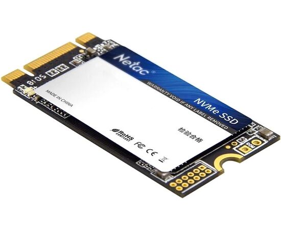 SSD диск Netac NT01N930ES-512G-E2X 512 ГБ, M.2 2242, PCI Express 3.0 x2 (NVMe), 3D TLC NAND, 1000/1100 МБайт/с, фото 