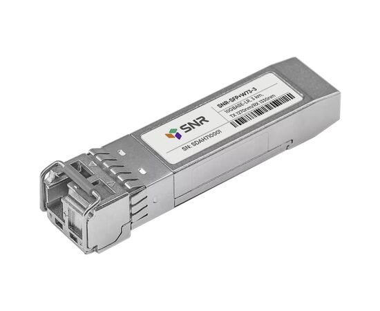 Одноволоконный оптический модуль SFP+ SNR-SFP+W73-3 WDM, дальность до 3км (5dB), 1270нм, фото 