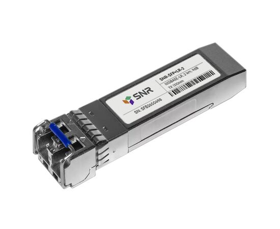 Оптический модуль SFP+ SNR-SFP+LR-2 дальность до 2км (9dB), 1310нм, фото 