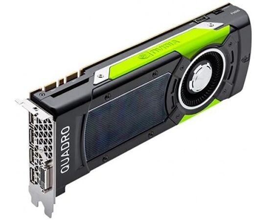 Профессиональный графический ускоритель NVIDIA Quadro P6000 24GB GDDR5X 900-5G611-2500-000, 384 бит, 2 слота, питание 6+8 pin, DisplayPort, DVI, фото 