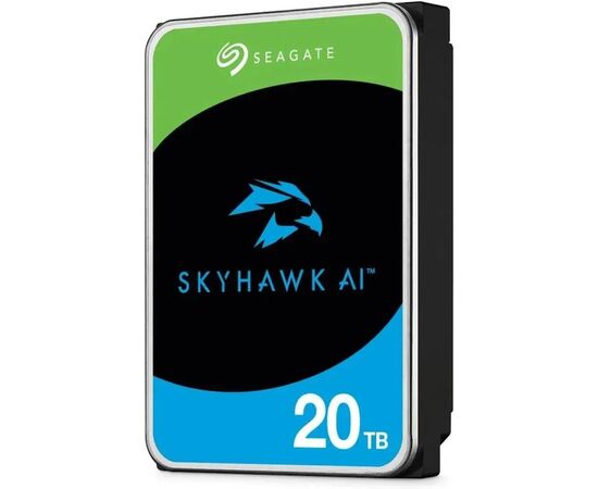 Жесткий диск Seagate SkyHawk AI 20TB ST20000VE002 3.5", SATA 3.0 (6Gbps), 7200 об/мин, 256 МБ, фото 