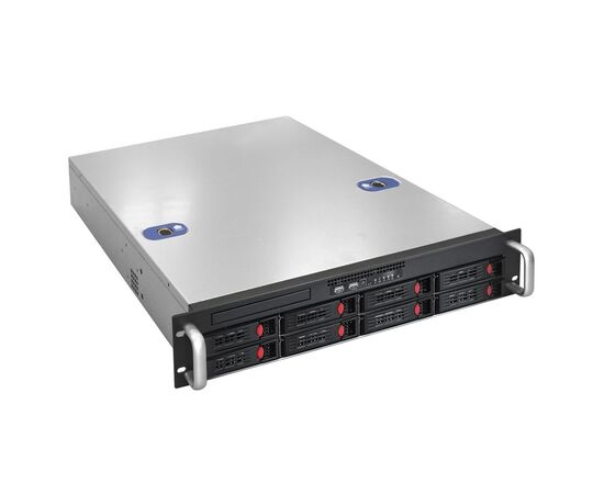 Платформа для сервера ExeGate Pro 2U550-HS08/Redundant EX292412RUS, сталь, 2U, 550Вт, 8 x 3,5"/2,5", фото 