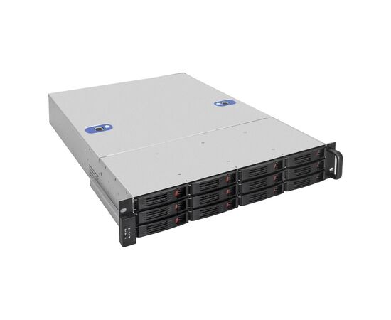 Корпус для сервера ExeGate Pro 2U660-HS12/1U-1200ADS EX293402RUS, 2U, сталь, 1200 Вт, 12 x 3,5"/2,5", фото 