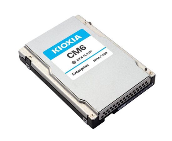 Диск SSD Kioxia CM6-V 1.6TB KCM61VUL1T60 2.5", PCI Express 4.0 x4 (NVMe 1.4), фото 