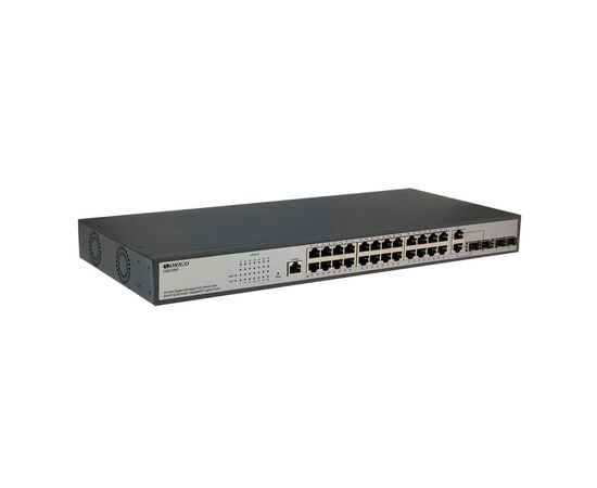 Коммутатор Origo OS3128P/250W 24x1000Base-T PoE+, 2x1000Base-X SFP, 2xCombo 1000Base-T/SFP, фото 