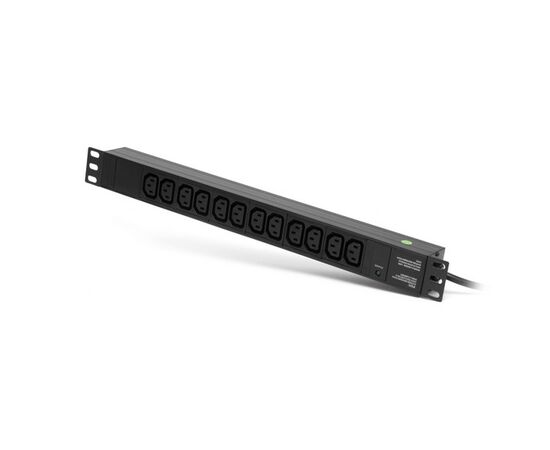 Блок распределения питания SVC PDU 700512102, 12*IEC-320-C13, 1*Schuko CEE 7/7, 4000Вт, фото , изображение 2