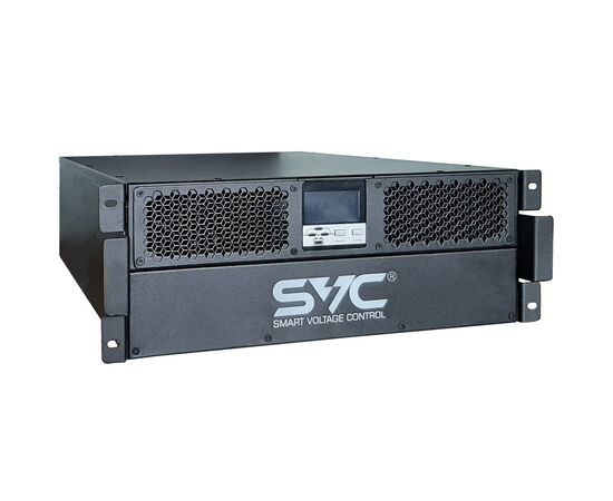 Источник бесперебойного питания SVC RT-10KL-LCD/R3, онлайн, 10кВА/10кВт, AVR:110-288В, АКБ 16*12В/9Ач, фото 