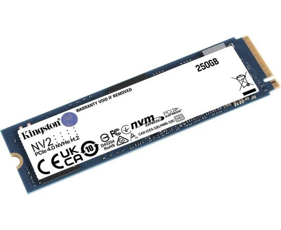 Внешний накопитель Kingston SNV2S/250G 250 ГБ, M.2 2280, PCI Express 4.0 x4 (NVMe), фото 