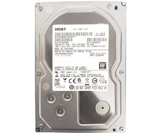 Жесткий диск HGST Deskstar NAS 4TB HDN724040ALE640, фото 