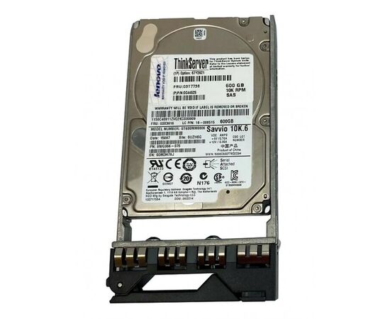 Жесткий диск для сервера Lenovo 03X3616 HDD, 600Gb, 10K, SAS, 2,5", фото 