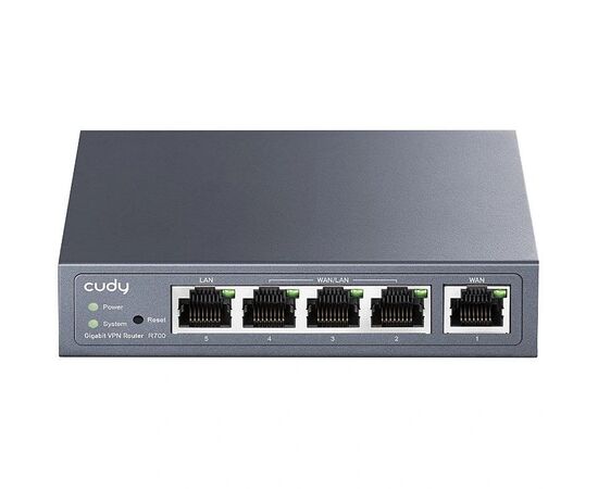 Гигабитный мульти-WAN-маршрутизатор Cudy R700 1.0 1× GbE WAN, 3× GbE WAN/LAN, 1× GbE LAN, фото 