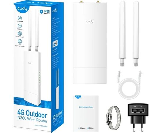 Уличный Wi-Fi роутер Cudy LT500 Outdoor 4G LTE Cat.4 Sim-card, AC1200, Wi-Fi 5, 1LAN, фото , изображение 3