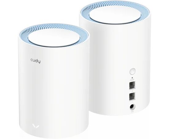 Wi-Fi система Cudy M1200(2-Pack) 802.11ac (Wi-Fi 5), 2.4 ГГц/5 ГГц, до 1200 Mbps, WAN, 2xFast LAN, фото 