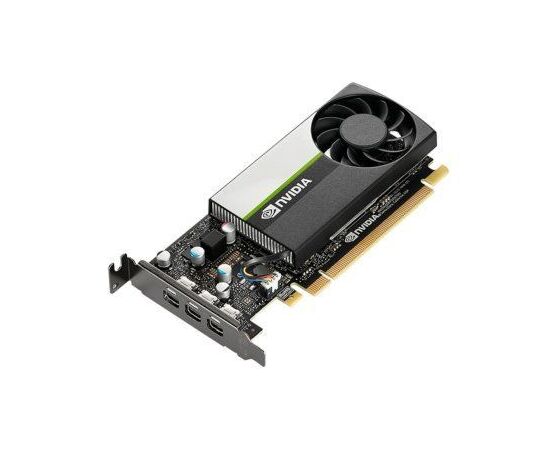 Профессиональный графический ускоритель NVIDIA T400 900-5G172-2540-000, 4 ГБ GDDR6, 384sp, 64 бит, 1 слот, miniDisplayPort, фото 